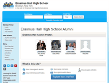 Tablet Screenshot of erasmushallhighschool.org